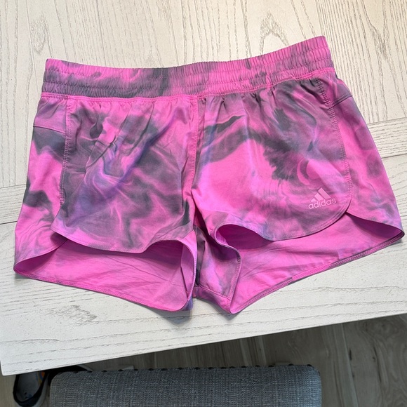 adidas Pants - Adidas Women's Pink and Gray Athletic Shorts